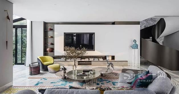 电视背景墙现在流行这样设计啦 22款效果图任你挑选